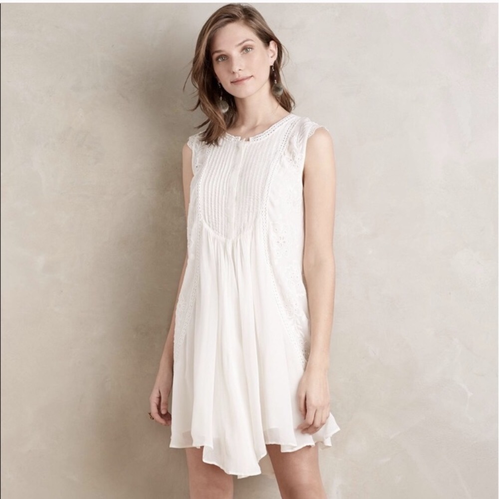 Anthropologie Madrid Swing Dress Ties in the Back